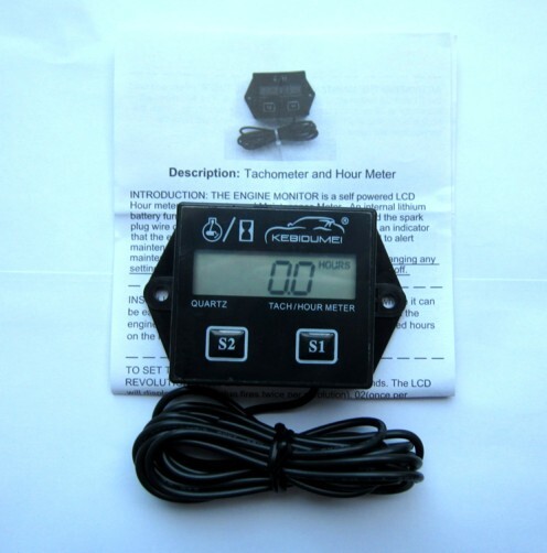  free shipping Japanese instructions power supply built-in digital tachometer cab setting cab adjustment idling adjustment idol adjustment hourmeter 
