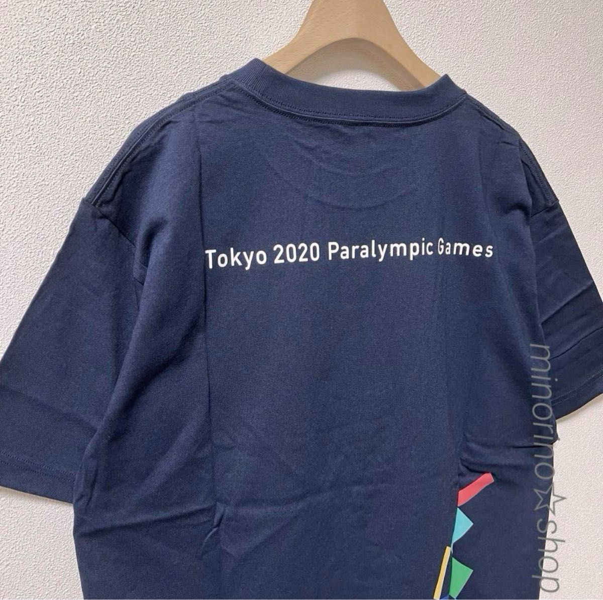 東京パラリンピック 2020 クロッピングバックプリントTシャツ S 2枚セット