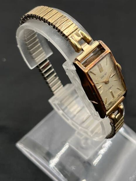 [18K] stamp have DEN-ROtenro17 stone 18K 0.750 gross weight 15.8g antique wristwatch gold Gold operation not yet verification SWISS control number (KO)