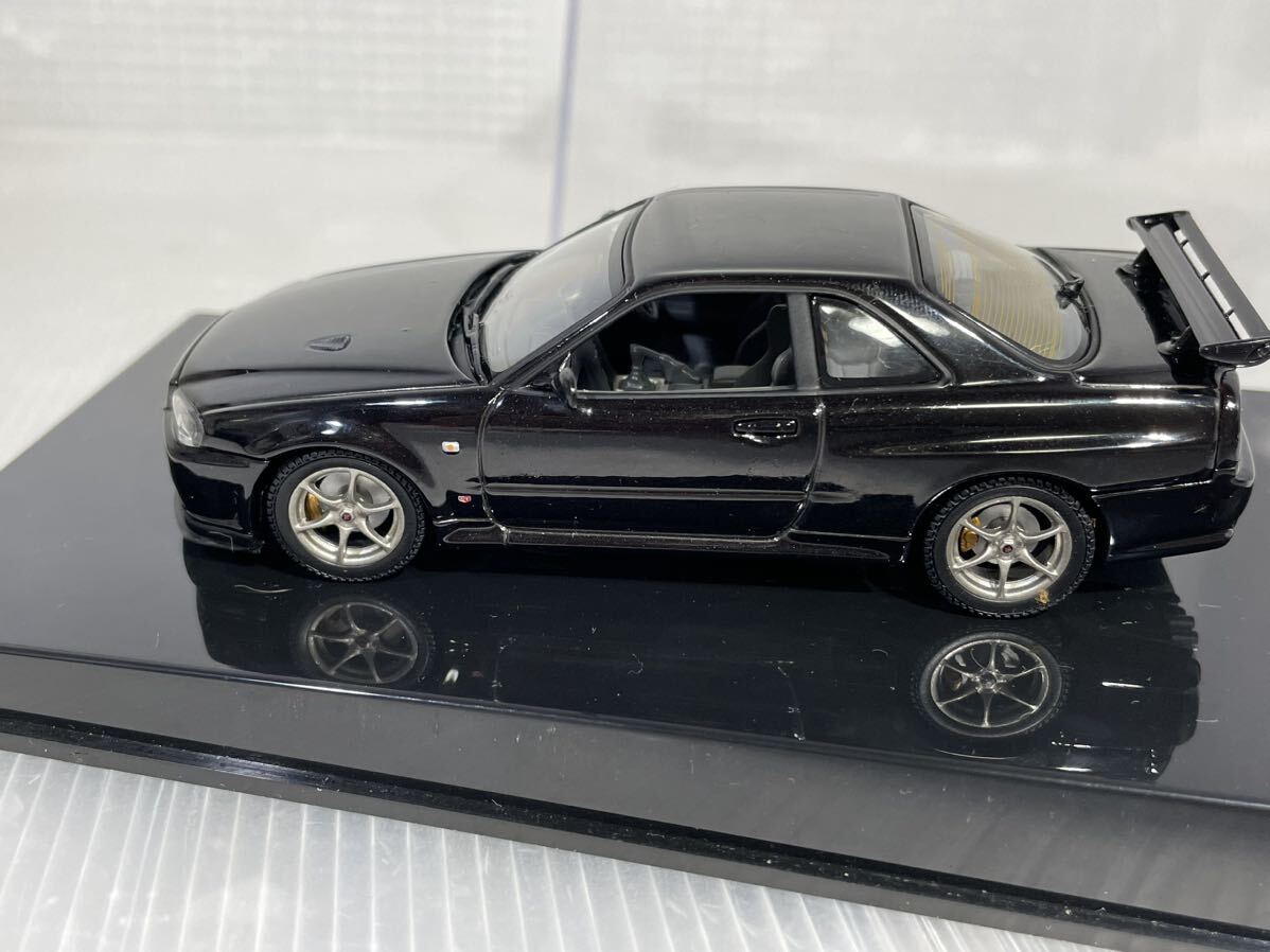 中古保管品　日産スカイライン GTR 1/43 ブラック　展示用に ミニカー NISSAN ニッサン skyline_画像6