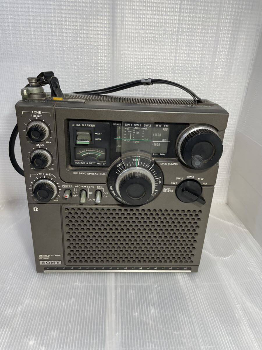 ジャンク FM/AM/SWバンド マルチバンドレシーバー スカイセンサー5900 型式：ICF-5900の画像1