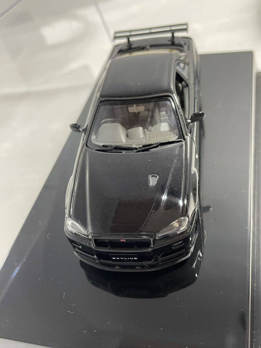 中古保管品　日産スカイライン GTR 1/43 ブラック　展示用に ミニカー NISSAN ニッサン skyline_画像4