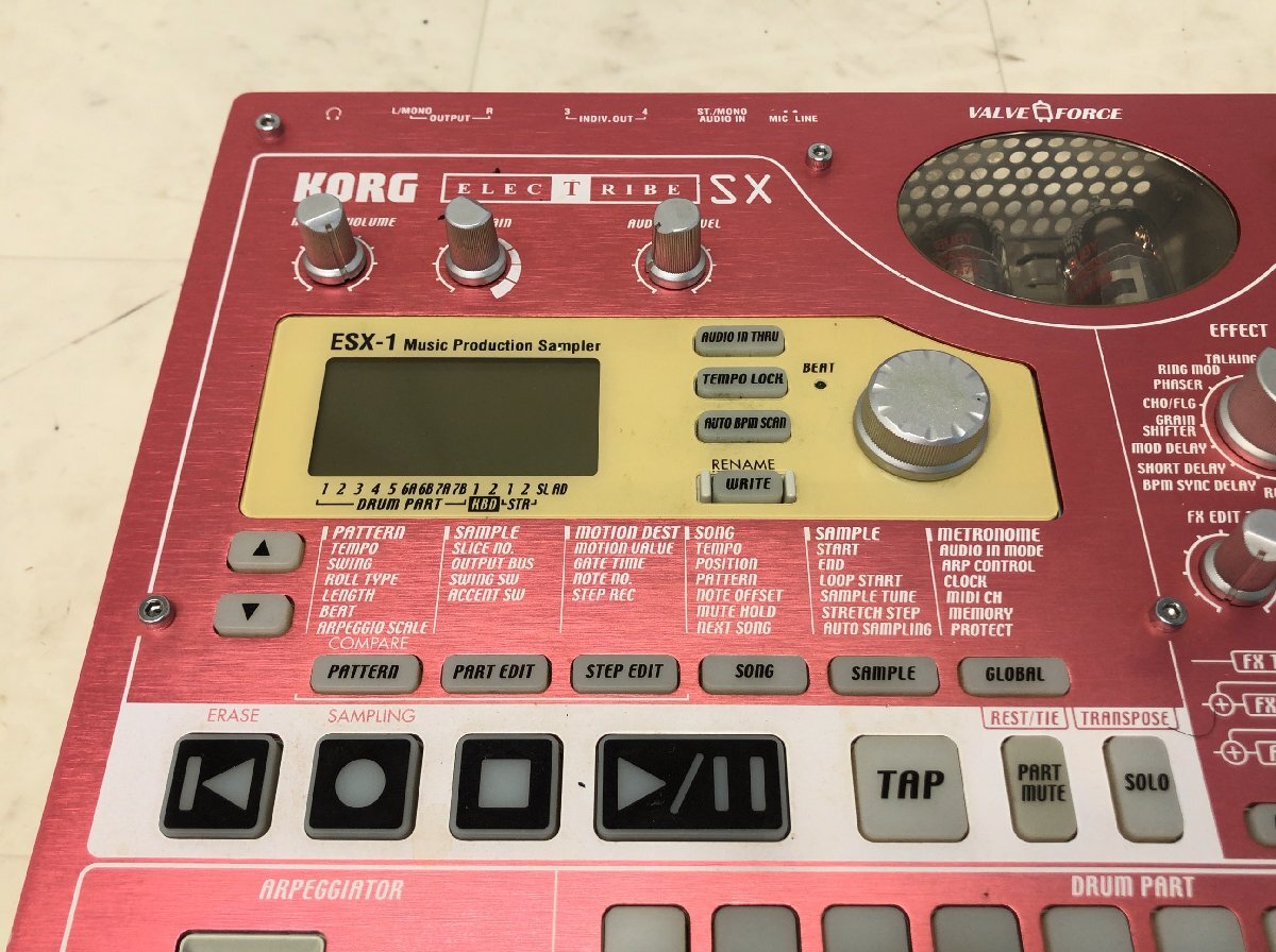 KORG Korg [ elect Live ESX-1SD] vacuum tube installing sampler sequencer drum machine *F043T752