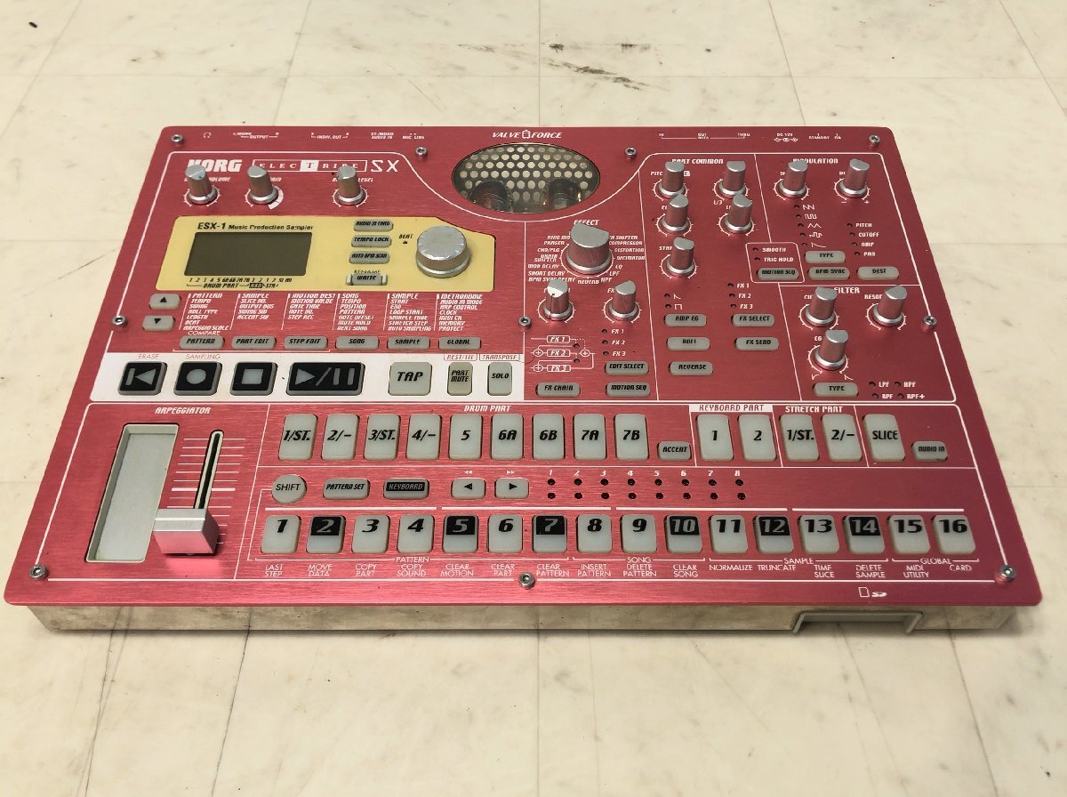 KORG Korg [ elect Live ESX-1SD] vacuum tube installing sampler sequencer drum machine *F043T752