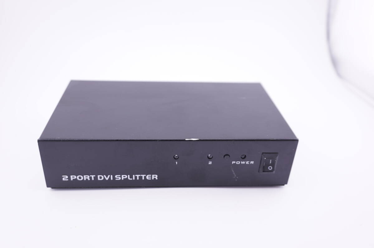 DVI　スプリッター　２PORT　SPLITTER　分配機　②　１IN　２OUT　_画像2