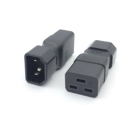 [ new goods 1 piece ] ICE C19 / C14 power supply conversion connector 15A125V~ 10A250Wk~ * horizontal 3ps.@ high-end power supply UPS abroad product etc. 