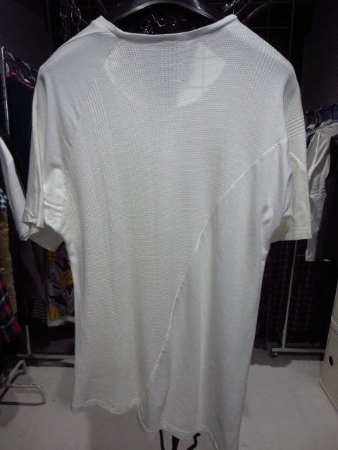 ripvanwinkle リップヴァンウインクル 19SS (RW-100) TORNADO T - Shirt 切り替え アシンメトリー トルネード Ｔシャツ 白 3 定価16500円_画像5