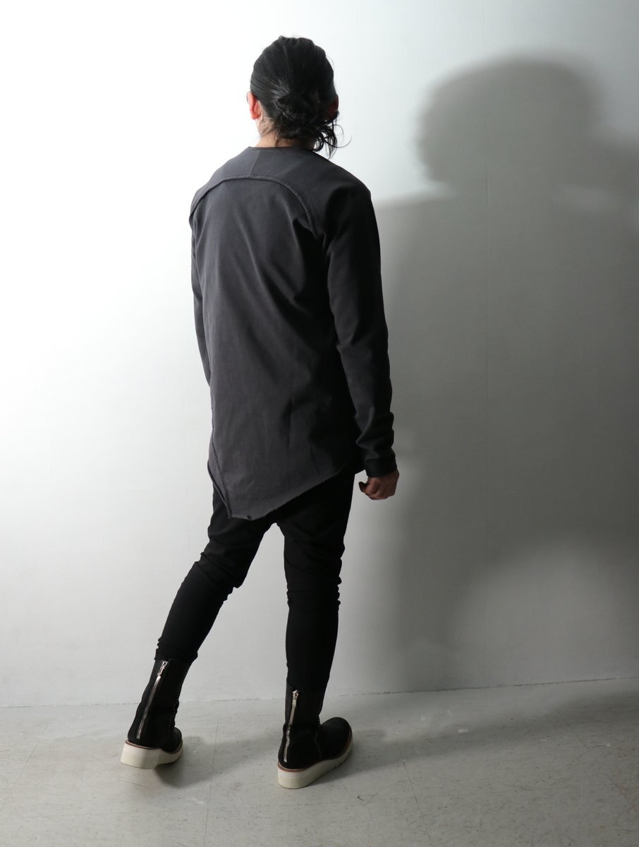 ripvanwinkle リップヴァンウインクル 21SS (RW-301) RAGLAN SEAM LONG SLEEVE カットソー OSMIUM GRAY 4 定価23100円_画像5