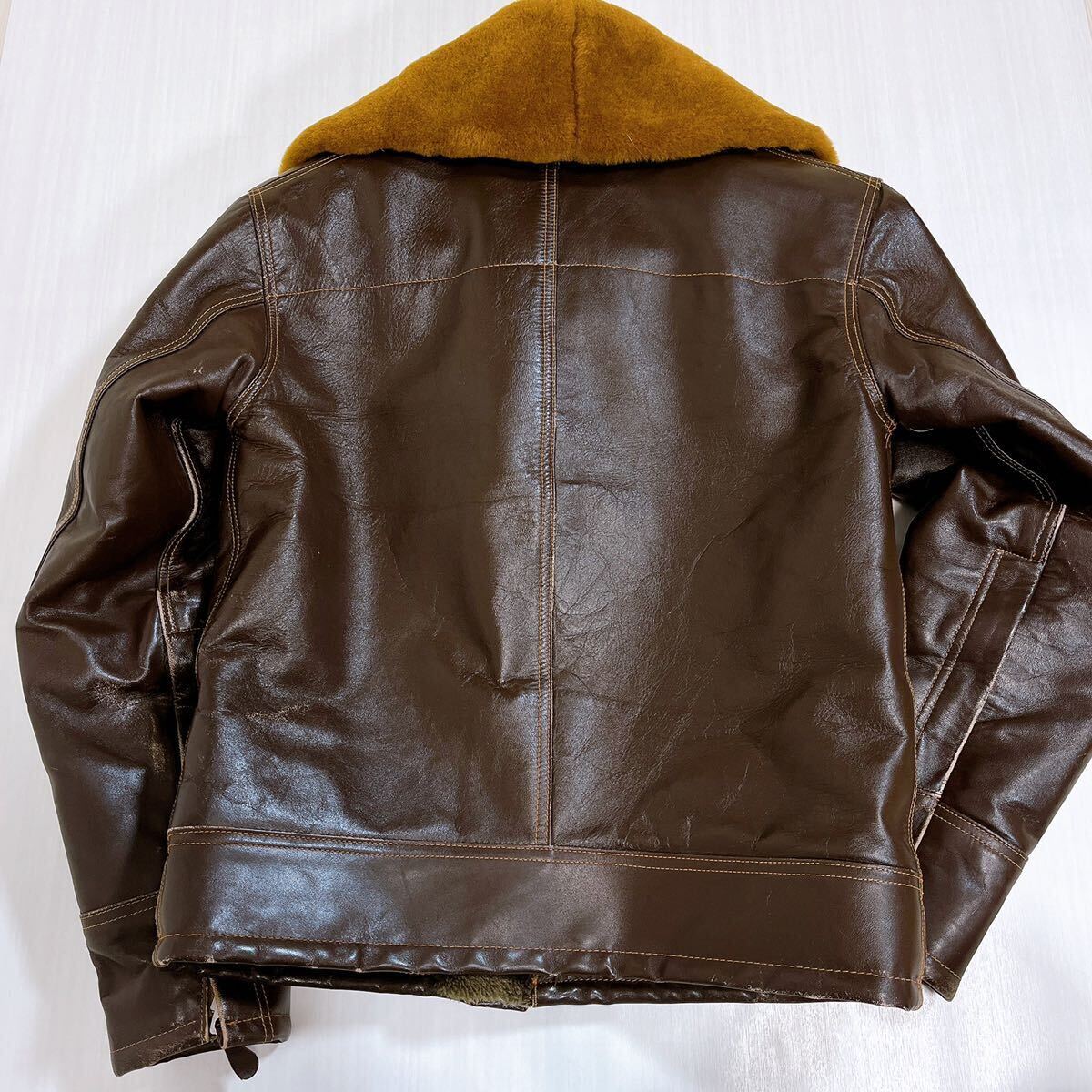 BuzzRickson's (バズリクソンズ) Type B-2 LEATHER JACKET “BUZZ RICKSON CLO. CO., INC” BR80166 size 38 / ホースハイド_画像6