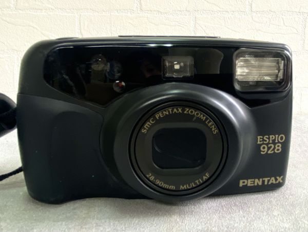 ジャンク PENTAX ペンタックス フィルムカメラ 2台 Pino AF DATE /ESPIO 928 日本製 パーツ 部品取りに ＊長期保管品＊_画像2