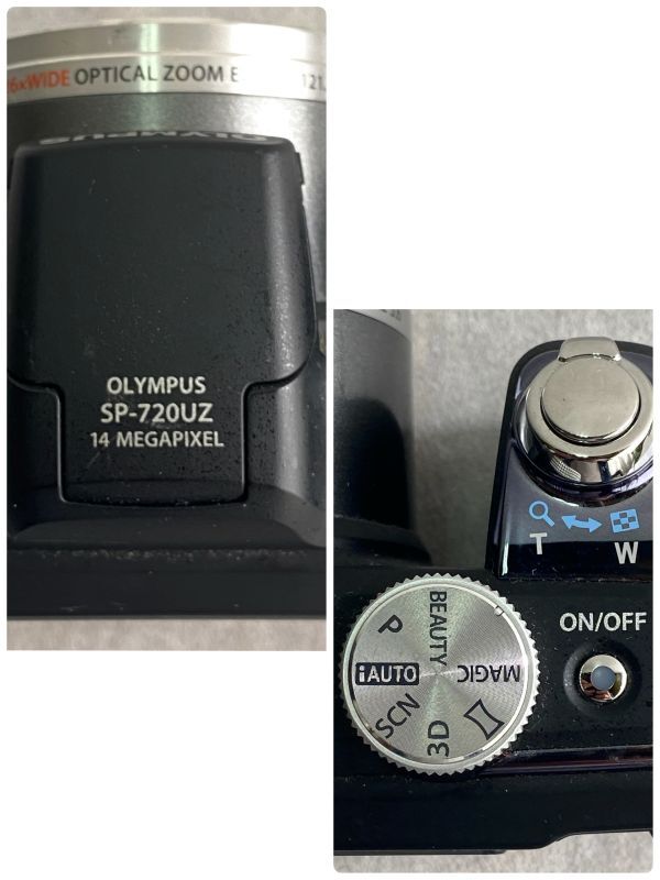 ジャンク OLYMPUSオリンパス デジタルカメラ /OLYMPUS SP-720UZ 14 MEGAPIXEL /26X OPTICAL ZOOM WIDE リチウムイオン電池＊長期保管品＊の画像8