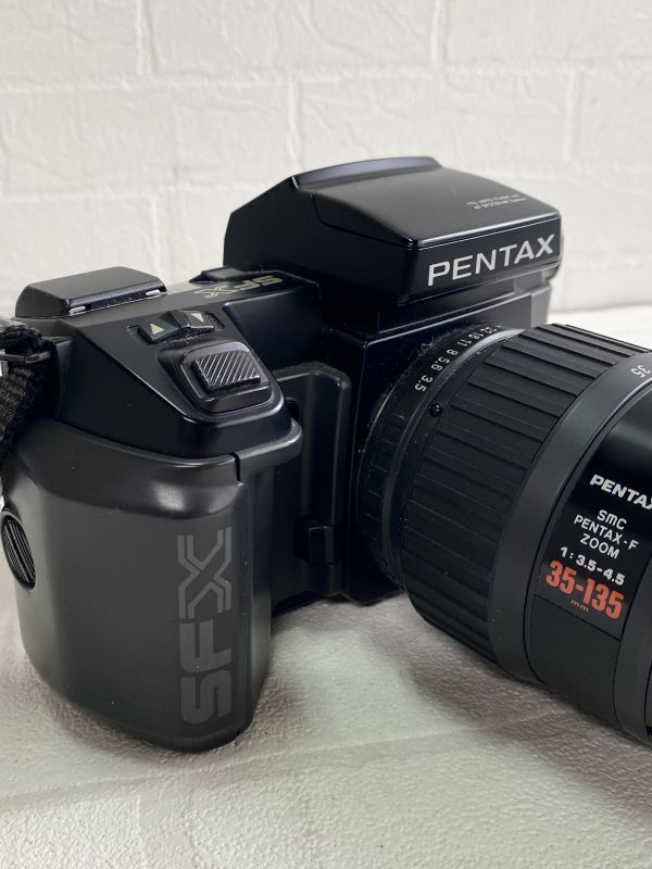 ジャンク PENTAX ペンタックス フィルムカメラ PENTAX SFX /smc PENTAX-F ZOOM 1:3.5-4.5 35-135mm 日本製 ＊長期保管品＊_画像6