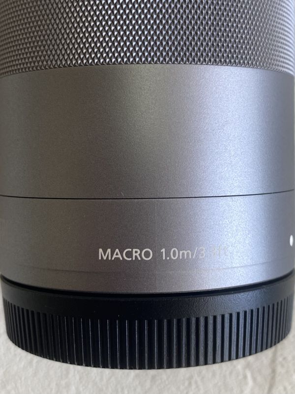 未使用 Canonキャノン ZOOM LENS EF-M 55-200mm IMAGE STABILIZER F4.5-6.3 IS STM ф52m シルバー 一眼カメラ用レンズ *長期保管品の画像8