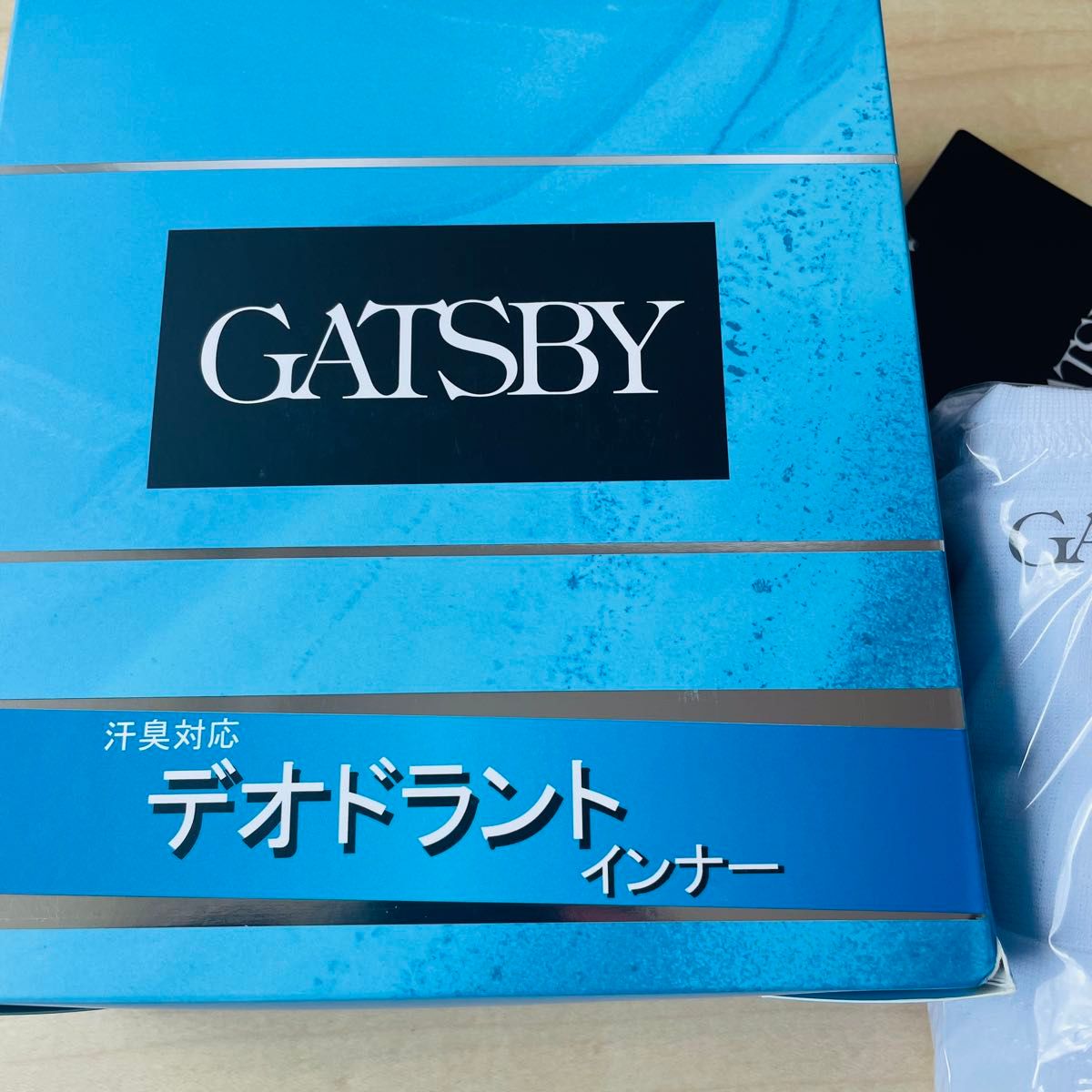 GATSBY ギャッツビー 半袖丸首 汗臭対応デオドラントインナー アンダーシャツ 3枚組 メンズ  Mサイズ ホワイト 