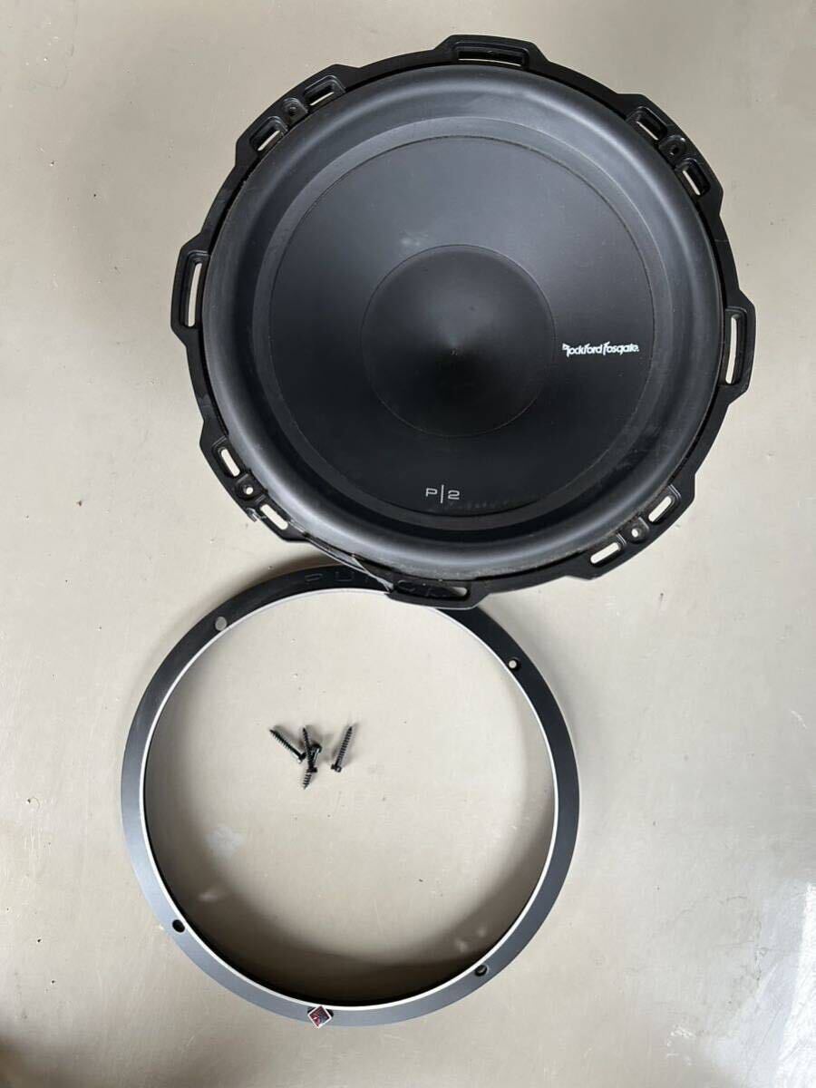  Rockford woofer PUNCH P2D4-12 Junk 1 jpy selling out 