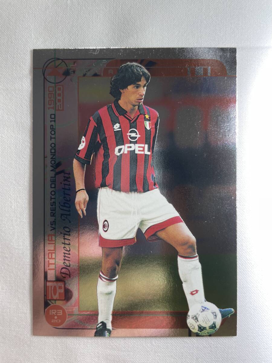 PANINI BEST OF SERIEA 1990-2000 TOP IR3/20 インサート DEMETRIO ALBERTINI ACMILANアルベルティーニ ベストオブセリエA1990-2000 _画像1