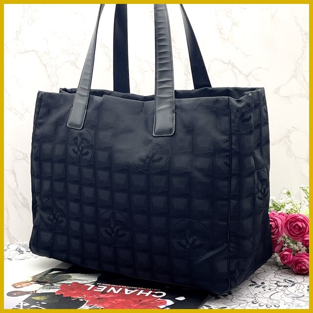 　★極美品★　CHANEL　シャネル　ニュートラベルライン トートバッグ　MM