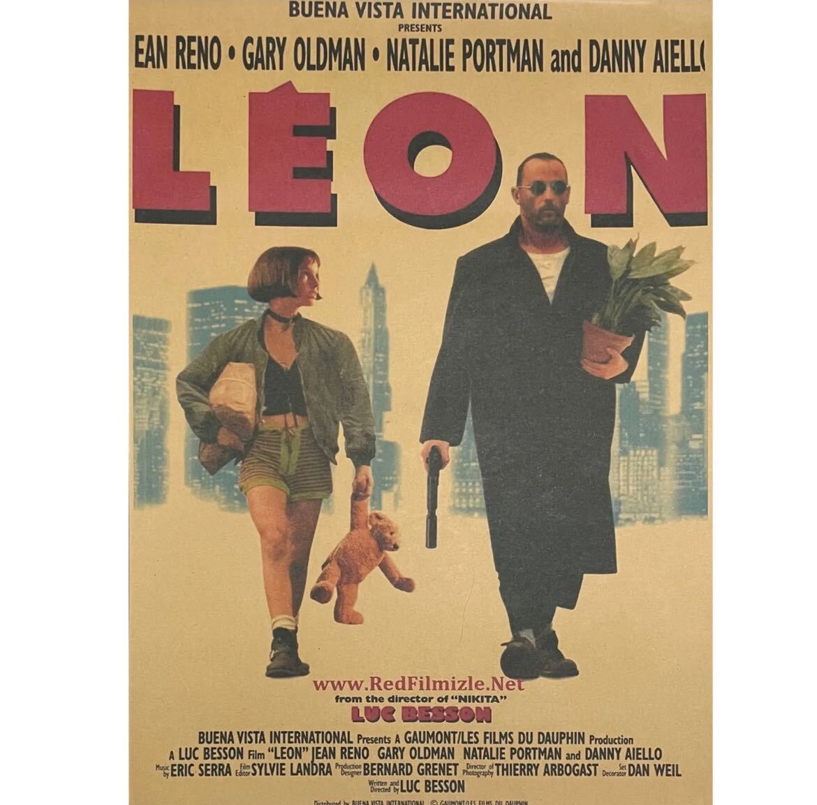 K115A3 レオン LEON 映画 ポスター ジャンレノ リュック・ベッソン_画像1