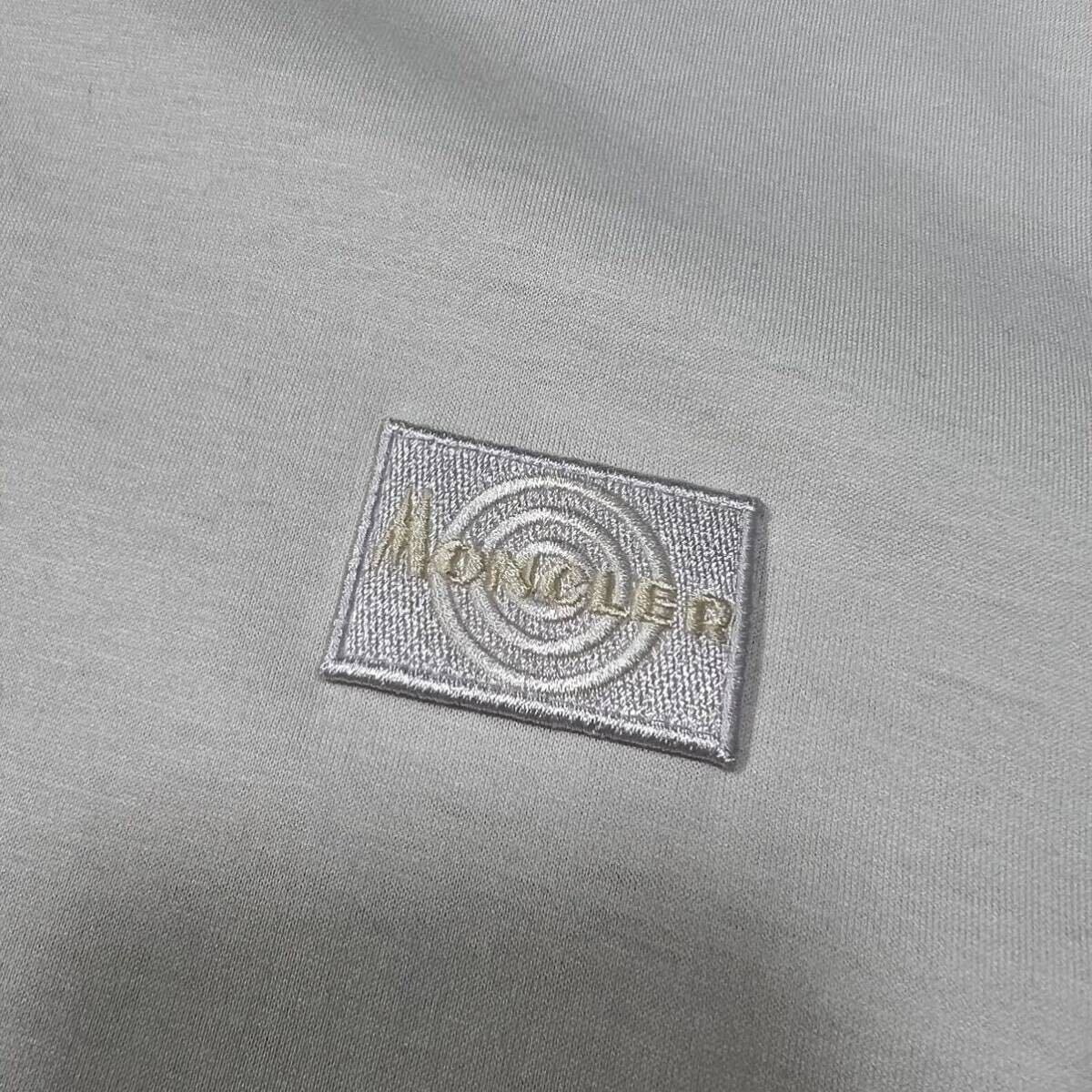 1円 極美品 MONCLER モンクレール マグリア 半袖 Tシャツ  白 XLサイズ 7829の画像2