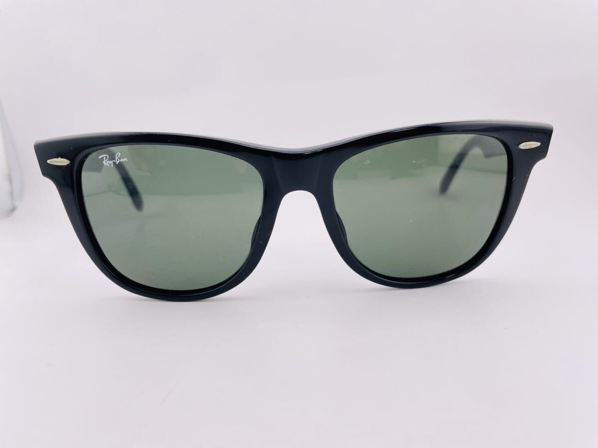Qa34 RayBan Wayfarer B&L / RB2140-F Italy производства солнцезащитные очки панцирь черепахи цвет очки суммировать с футляром 