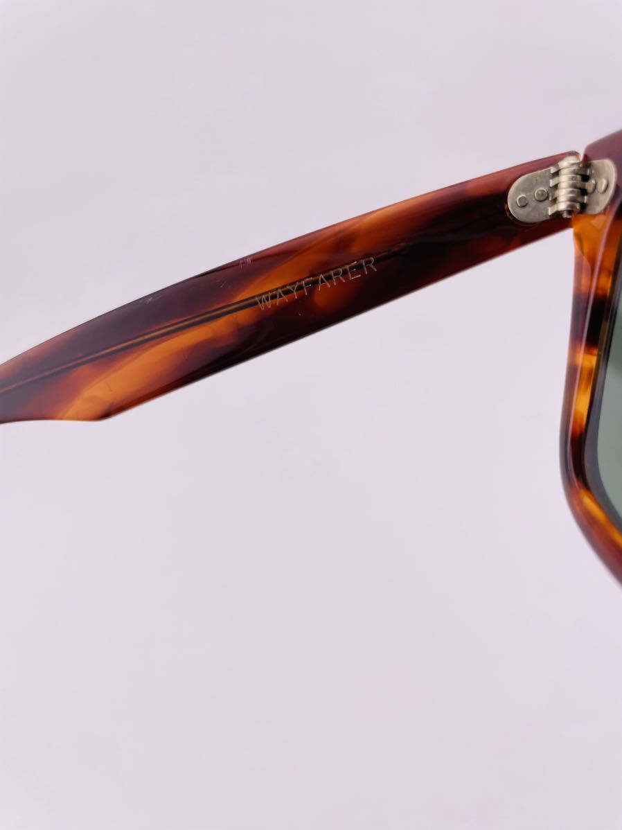 Qa34 RayBan Wayfarer B&L / RB2140-F Italy производства солнцезащитные очки панцирь черепахи цвет очки суммировать с футляром 