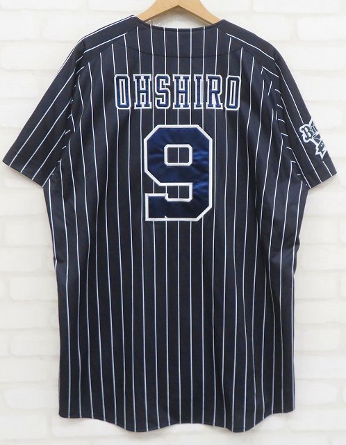 8T1927/DESCENTE 大城選手 オリックスバファローズ ベースボールシャツ DBFR-2002 デサント_画像2