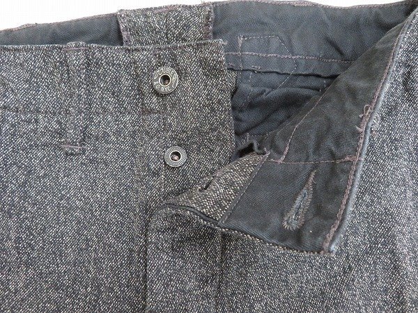 3P6637/未使用品 RRL ブラックシャンブレートラウザーズ ダブルアールエル コバートワークパンツ_画像6