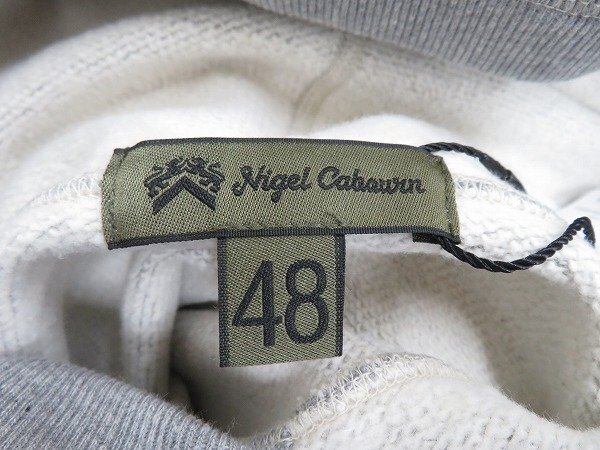 8T2179/未使用品 Nigel Cabourn 50's PARKA 20.5oz SWEAT PARKA ナイジェルケーボン スウェットパーカー_画像4