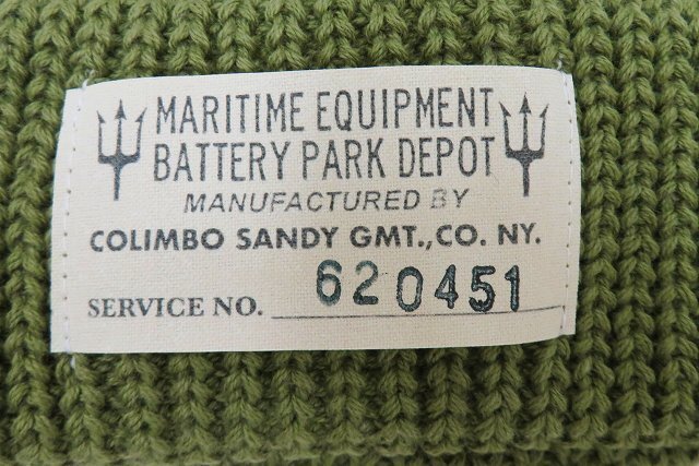 1H7041【クリックポスト対応】未使用品 COLIMBO South Fork Cotton Knit Cap ZY-0610 コリンボ ワッチキャップ ビーニーの画像4
