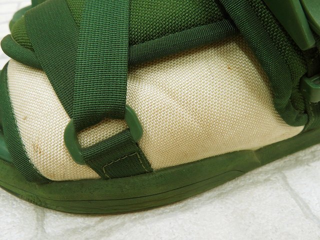 2S9343/visvim CHRISTO 2-TONE GREEN クリスト サンダルの画像7