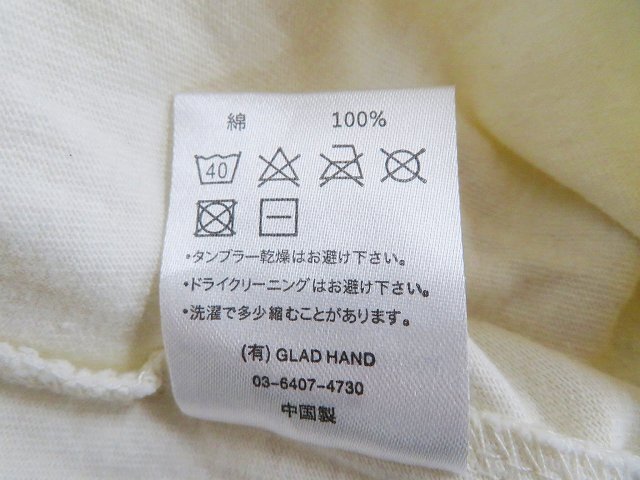 8T1912【クリックポスト対応】BY GLAD HAND 長袖Tシャツ バイグラッドハンド_画像6