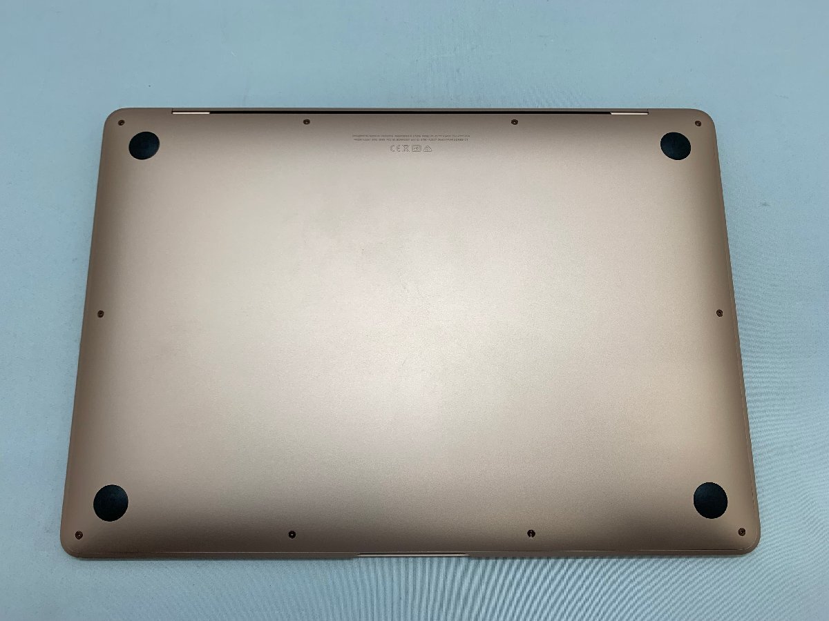 １円スタート！！ Apple MacBook Air A2337 (M1,2020) ゴールド [Nmc]_若干の筐体変色