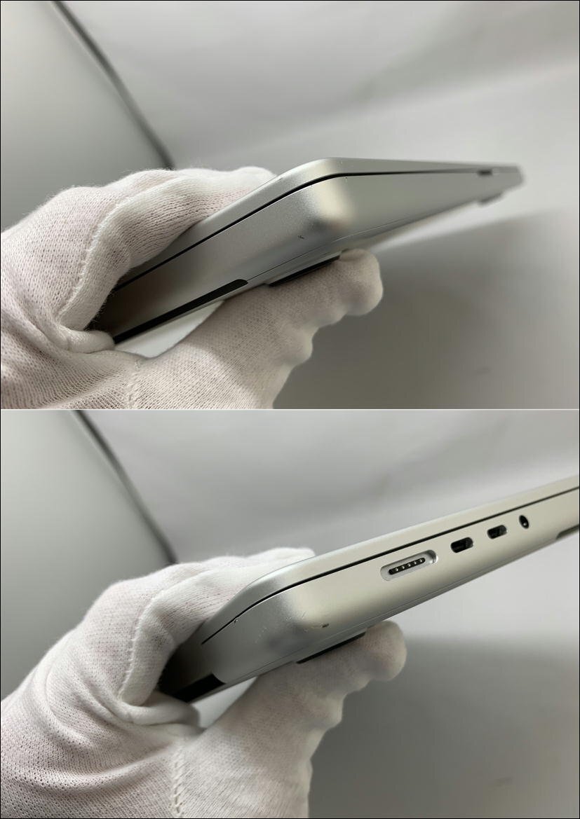 １円スタート！！《M1Pro搭載》Apple MacBook Pro A2485 (16-inch, 2021) シルバー [Nmc]_凹み、欠け