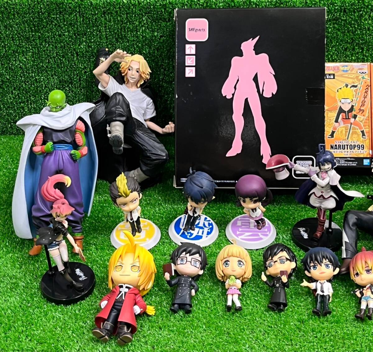 ○20-140 少年 フィギュア 大量 まとめ Figuarts ワーコレ Qposket NARUTO ONEPIECE ドラゴンボール Dr.STONE 呪術 金カム 進撃 ハイキュー_画像6