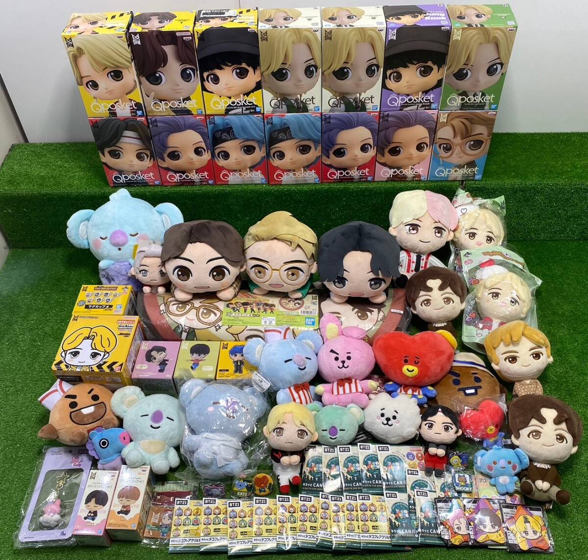 □36-140 BTS TinyTAN BT21 フィギュア ぬいぐるみ グッズ 大量 まとめ 一番くじ V ジョングク ジミン ジン SUGA JHOPE RM K-POP アイドル