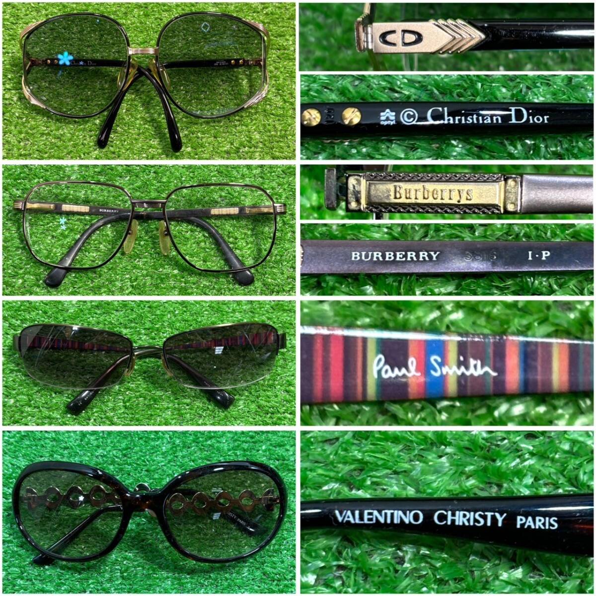 V16-120 Junk glasses sunglasses farsighted glasses approximately 8kg large amount summarize Ray-Ban Burberry Calvin Klein VALENTINO Dior PaulSmith brand have 