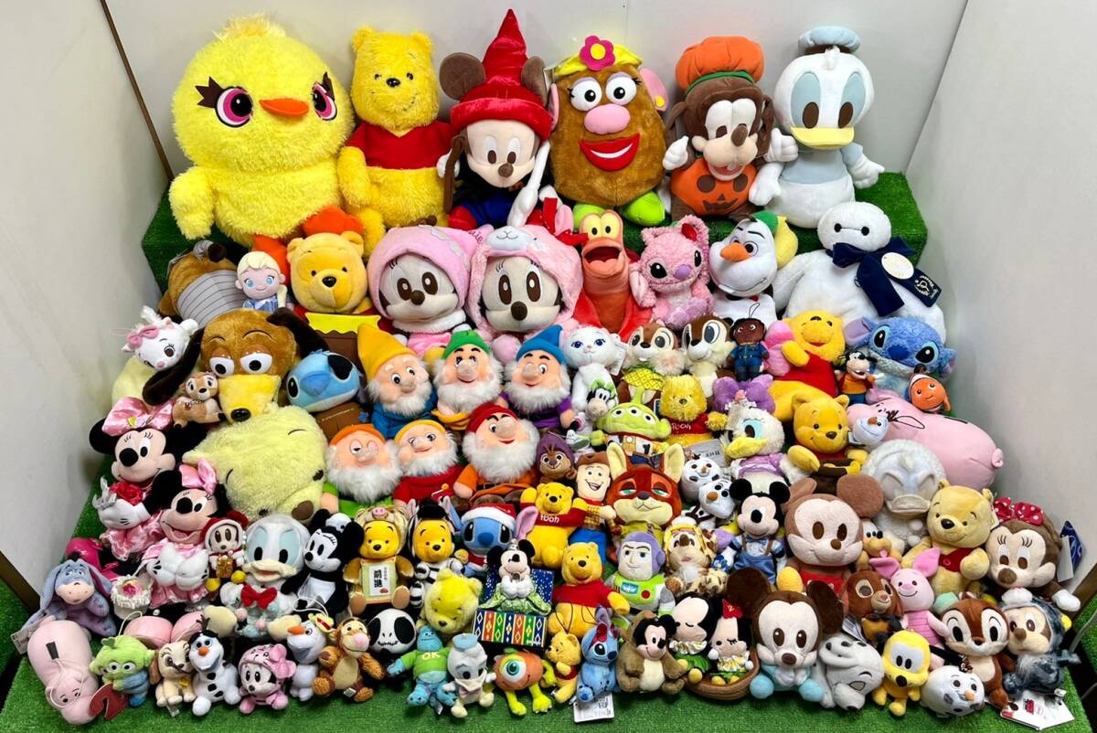 023-16 Disney мягкая игрушка много совместно Mickey minnie Винни Пух Toy Story Bay Max Stitch Marie Zoo to Piaa 