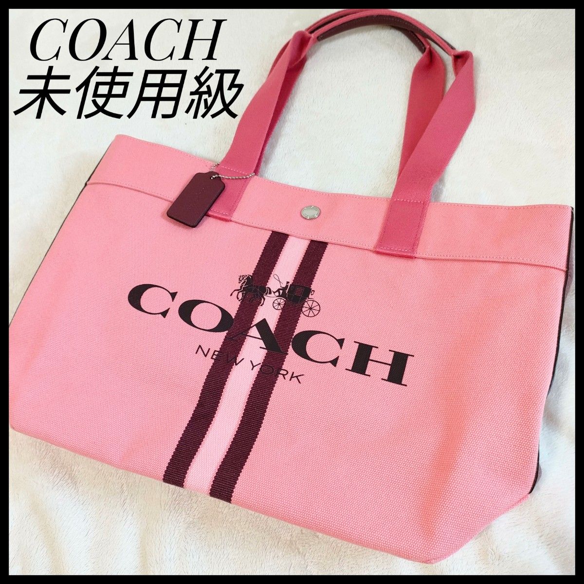 コーチ COACH トートバッグ ボストンバック エコバッグ ピンク コーチ COACH トートバッグ ボストンバック エコバッグ ピンク