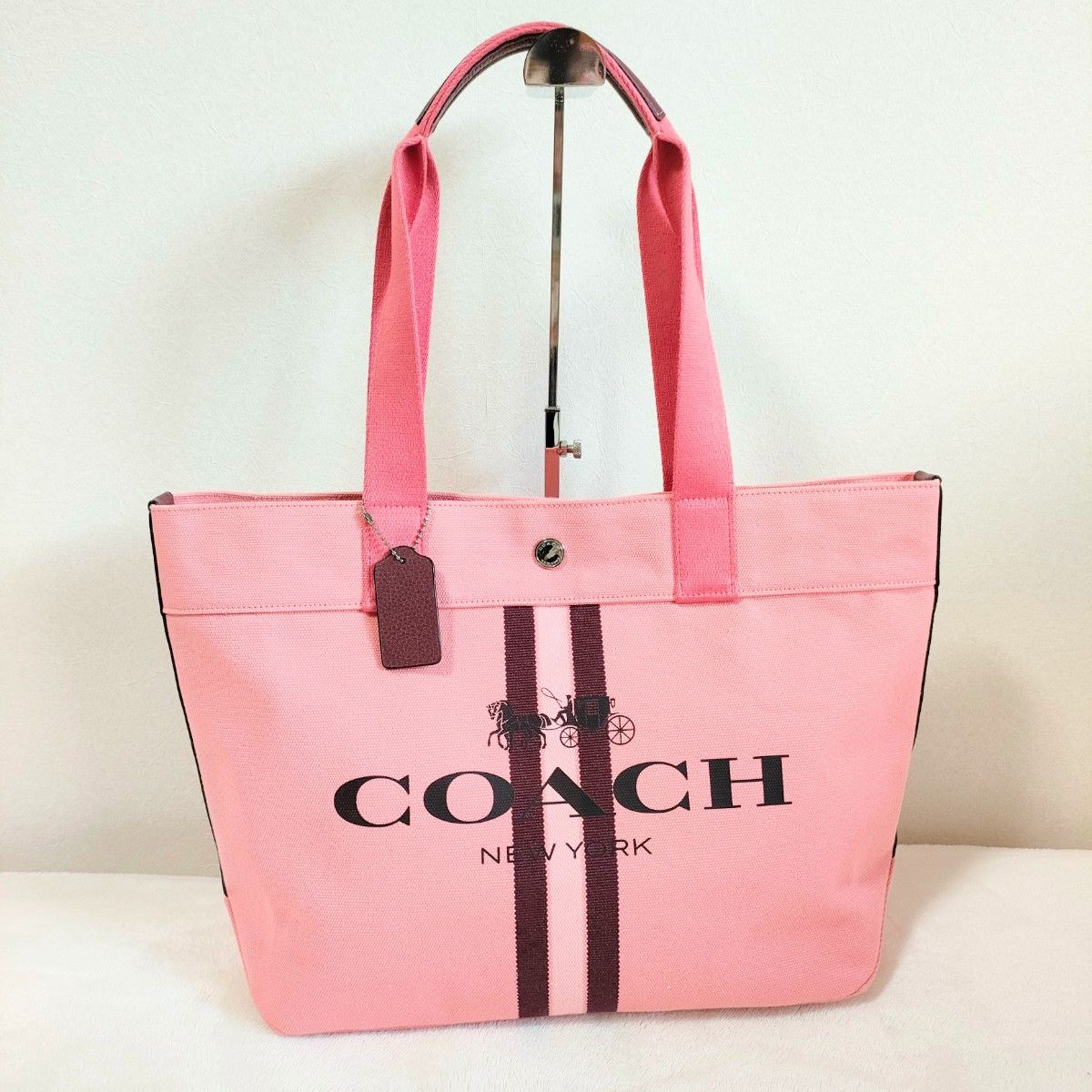 コーチ COACH トートバッグ ボストンバック エコバッグ ピンク コーチ COACH トートバッグ ボストンバック エコバッグ ピンク