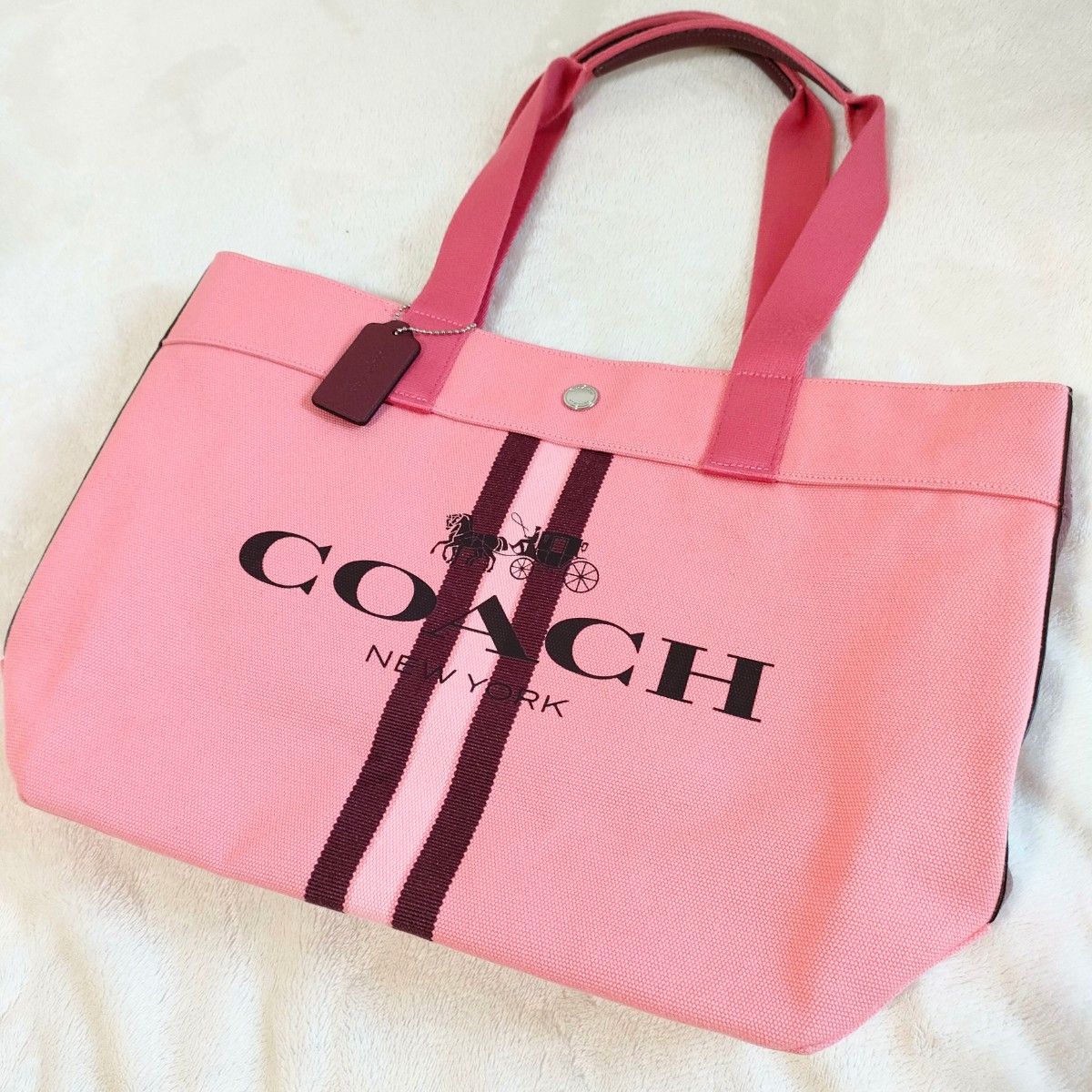 コーチ COACH トートバッグ ボストンバック エコバッグ ピンク コーチ COACH トートバッグ ボストンバック エコバッグ ピンク