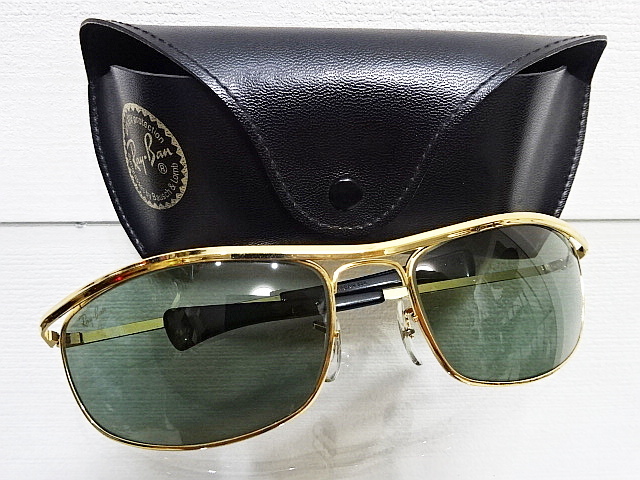 廃盤 美品 金文字 B&L レイバン L0255 オリンピアン1DX ワンデラックス ボシュロム RAYBAN USA ビンテージ サングラス バイク バイカー 90s