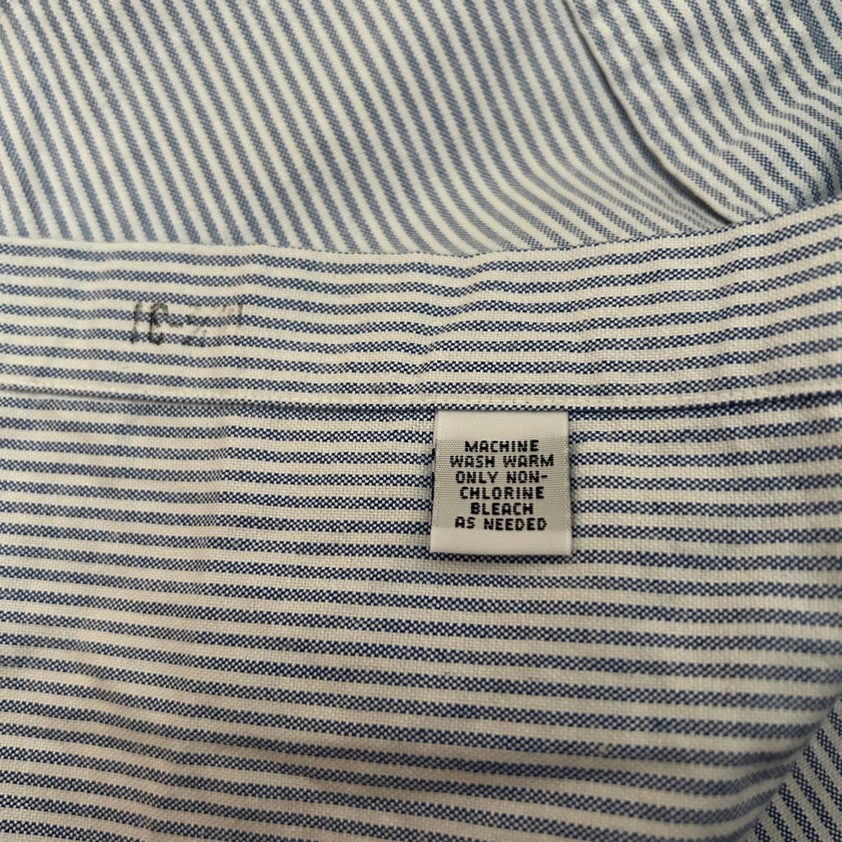 新品 90s POLO Ralph Lauren 長袖BDシャツ ストライプ
