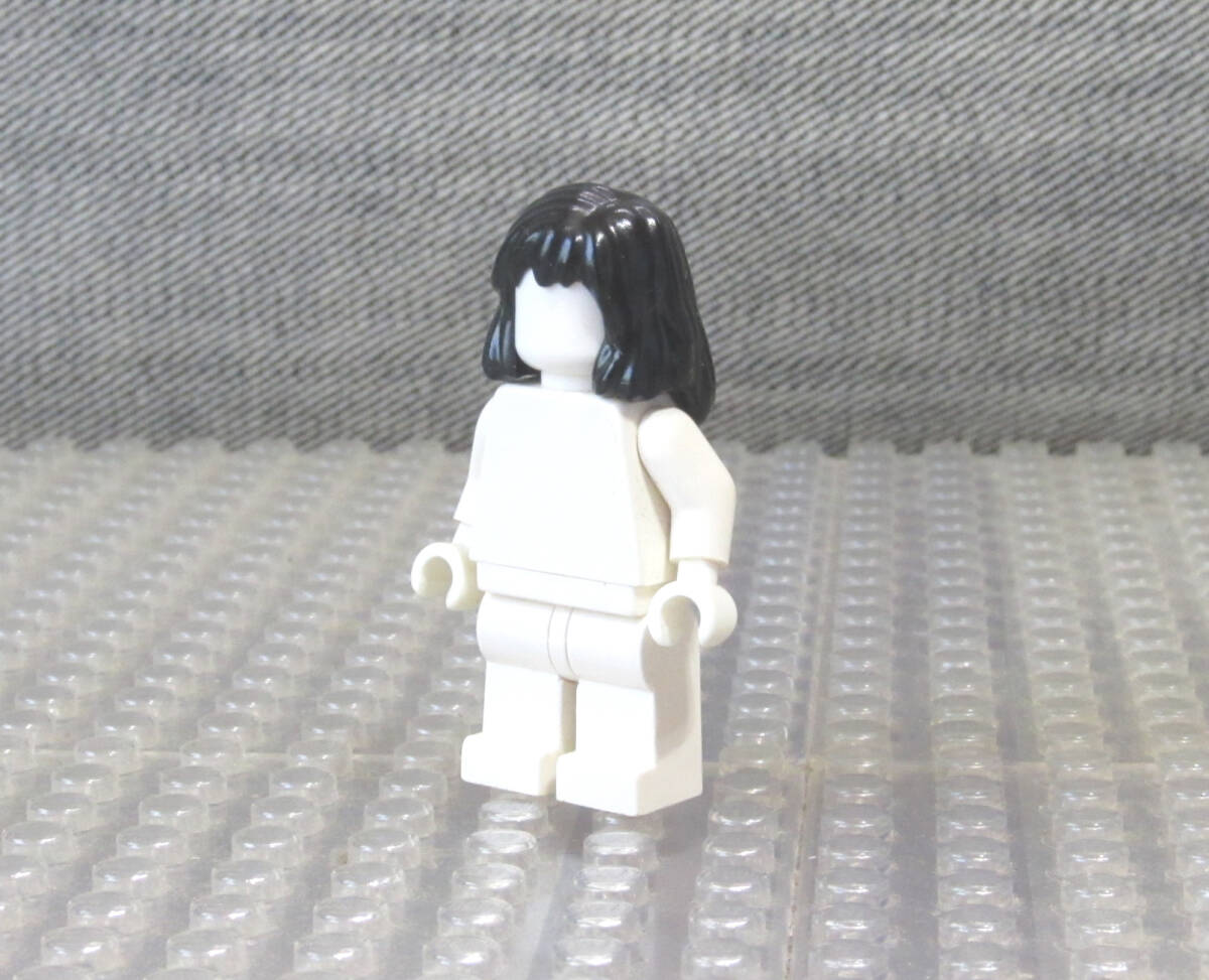 ◆レゴ∥LEGO【ミニフィグヘアー(女性/ミッドレングス)/黒】#40251◆正規品 [R89154]_※4セット(個)出品しています※