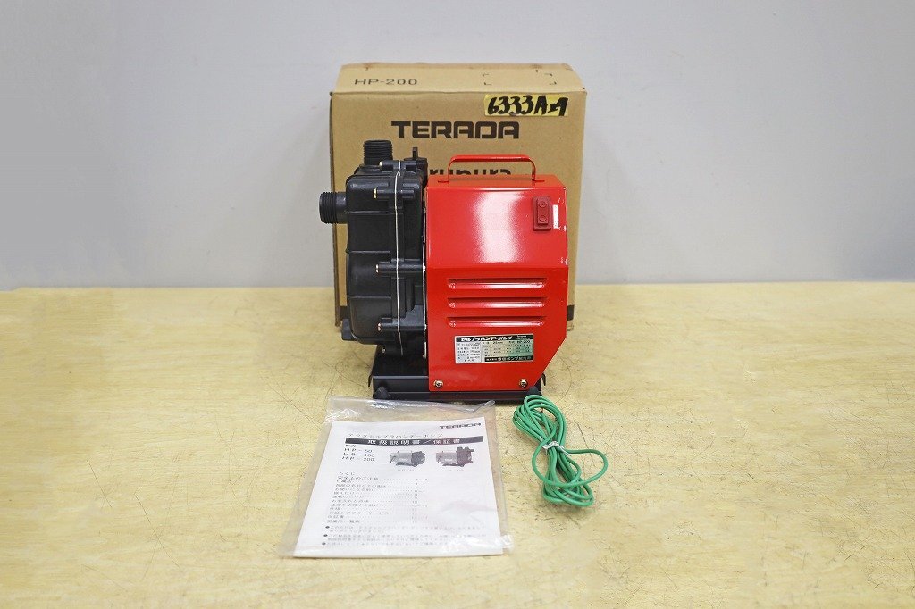 6333A24 未使用 TERADA 寺田ポンプ セルプラハンディーポンプ HP-200 ハンディポンプ 小型循環ポンプ 自吸式