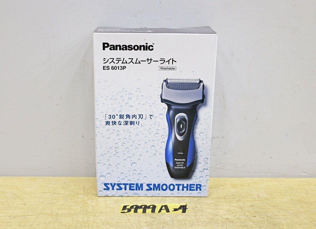 5999A24 未使用 Panasonic パナソニック システムスムーサーライト ES6013P メンズシェーバー 電気シェーバー 電動髭剃り 家庭用の画像1