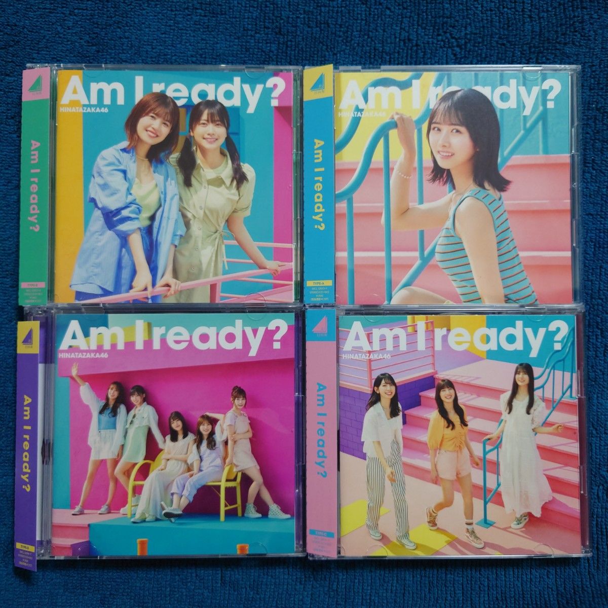 日向坂46「Am I ready?」Type-A~D、通常盤 5枚セット