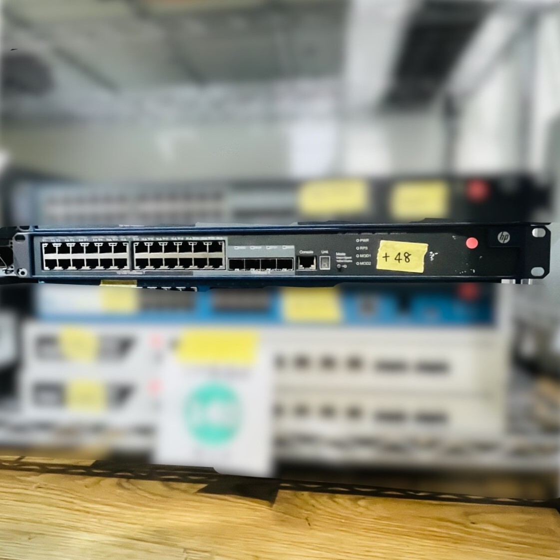 ＋48【通電OK】HP A5500 Series Switch JD377A A5500-24G EI スイッチ w 2 Intf SlotsH3C S5500-28C-EI レイヤー3ギガビットイーサネット_画像1