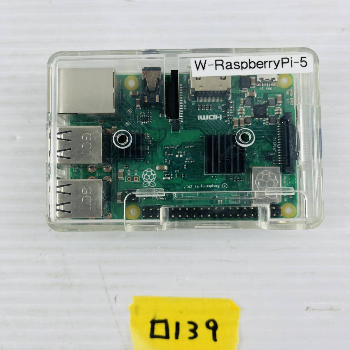 □139【通電OK】Techshare RaspberryPi3 Model B+ 本体 ケース ラズパイ ラズベリーパイ シングルボードコンピュータ PhysicalcomputingLabの画像1