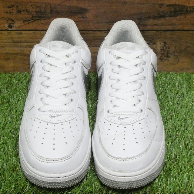 NIKE AIR FORCE 1 LOW COLOR OF THE MONTH ナイキ エアフォース 1 カラー オブ ザ マンス ホワイト/シルバー DZ6755-100 26.5cmの画像6