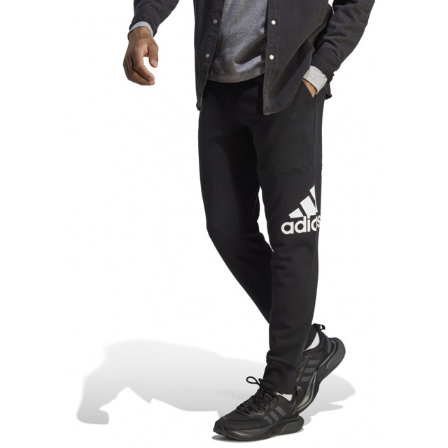 【新品】Mサイズ adidas アディダス スウェットパンツ ジョガーパンツ ECQ57 ブラック メンズの画像1